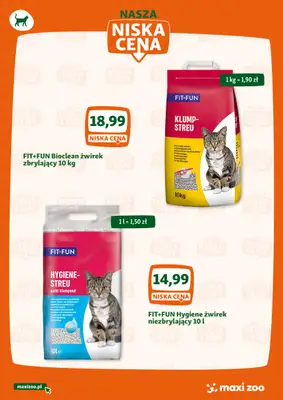 MAXI ZOO - gazetka promocyjna Maxi Zoo - Nasza niska cena od niedzieli 01.06 do poniedziałku 30.06 - strona 10 MAXI ZOO - gazetka promocyjna Maxi Zoo - Nasza niska cena od niedzieli 01.06 do poniedziałku 30.06 - strona 10