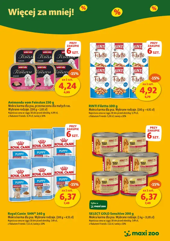 MAXI ZOO - gazetka promocyjna Maxi Zoo - Więcej za mniej! od niedzieli 01.06 do poniedziałku 30.06 - strona 3