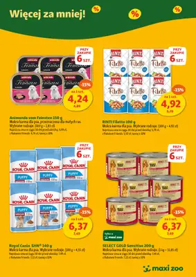 MAXI ZOO - gazetka promocyjna Maxi Zoo - Więcej za mniej! od niedzieli 01.06 do poniedziałku 30.06 - strona 3 MAXI ZOO - gazetka promocyjna Maxi Zoo - Więcej za mniej! od niedzieli 01.06 do poniedziałku 30.06 - strona 3