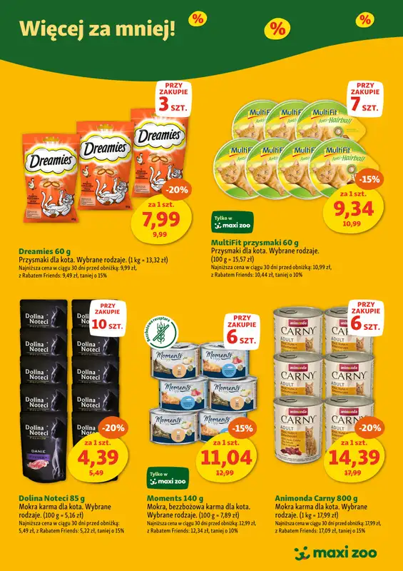 MAXI ZOO - gazetka promocyjna Maxi Zoo - Więcej za mniej! od niedzieli 01.06 do poniedziałku 30.06 - strona 8