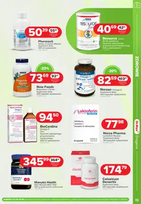 Dr.Max Drogeria - gazetka promocyjna Gazetka od niedzieli 01.06 do poniedziałku 30.06 - strona 15 Dr.Max Drogeria - gazetka promocyjna Gazetka od niedzieli 01.06 do poniedziałku 30.06 - strona 15