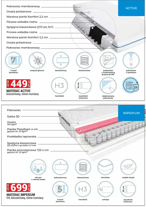 Merkury Market - gazetka promocyjna Gazetka Meble, wypoczynki, materace od niedzieli 01.06 do poniedziałku 30.06 - strona 34
