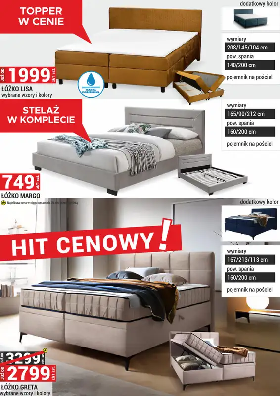 Merkury Market - gazetka promocyjna Gazetka Meble, wypoczynki, materace od niedzieli 01.06 do poniedziałku 30.06 - strona 37