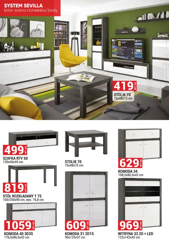 Merkury Market - gazetka promocyjna Gazetka Meble, wypoczynki, materace od niedzieli 01.06 do poniedziałku 30.06 - strona 16