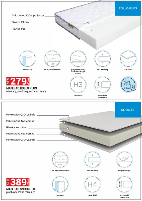 Merkury Market - gazetka promocyjna Gazetka Meble, wypoczynki, materace od niedzieli 01.06 do poniedziałku 30.06 - strona 33