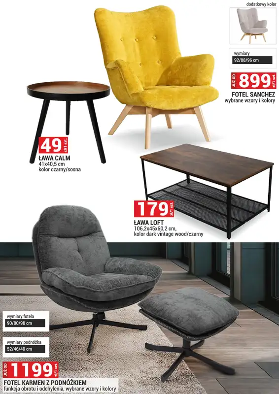 Merkury Market - gazetka promocyjna Gazetka Meble, wypoczynki, materace od niedzieli 01.06 do poniedziałku 30.06 - strona 13