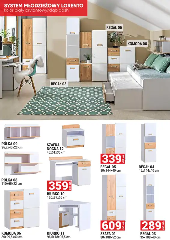 Merkury Market - gazetka promocyjna Gazetka Meble, wypoczynki, materace od niedzieli 01.06 do poniedziałku 30.06 - strona 22