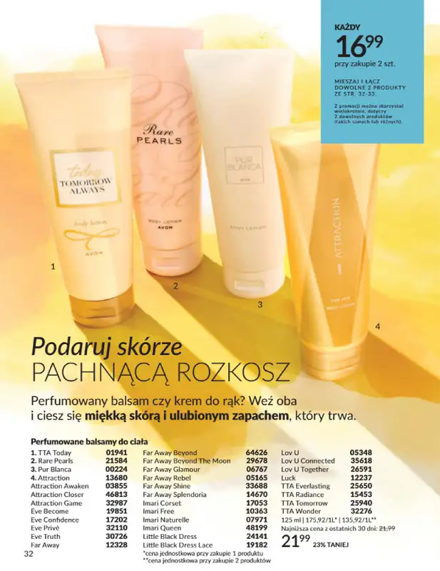 AVON - gazetka promocyjna Katalog Czerwiec 2025 od niedzieli 01.06 do poniedziałku 30.06 - strona 32