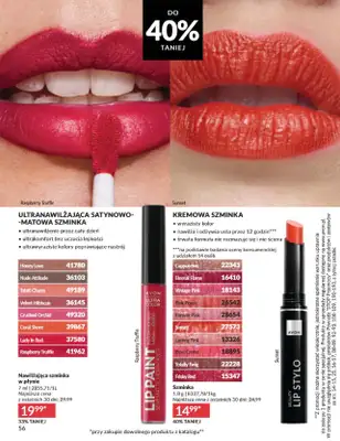 AVON - gazetka promocyjna Katalog Czerwiec 2025 od niedzieli 01.06 do poniedziałku 30.06 - strona 56 AVON - gazetka promocyjna Katalog Czerwiec 2025 od niedzieli 01.06 do poniedziałku 30.06 - strona 56