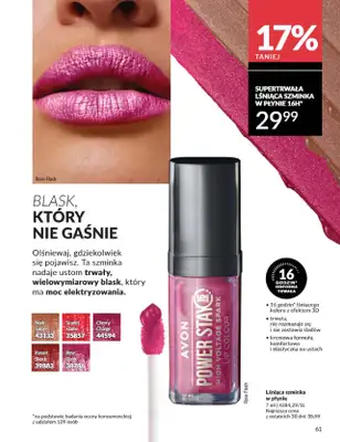AVON - gazetka promocyjna Katalog Czerwiec 2025 od niedzieli 01.06 do poniedziałku 30.06 - strona 61 AVON - gazetka promocyjna Katalog Czerwiec 2025 od niedzieli 01.06 do poniedziałku 30.06 - strona 61