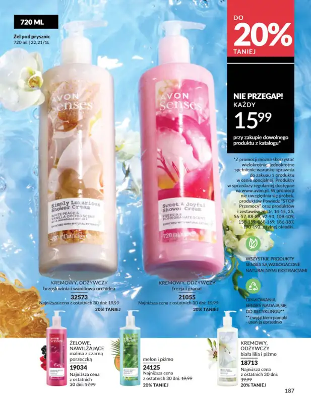 AVON - gazetka promocyjna Katalog Czerwiec 2025 od niedzieli 01.06 do poniedziałku 30.06 - strona 187