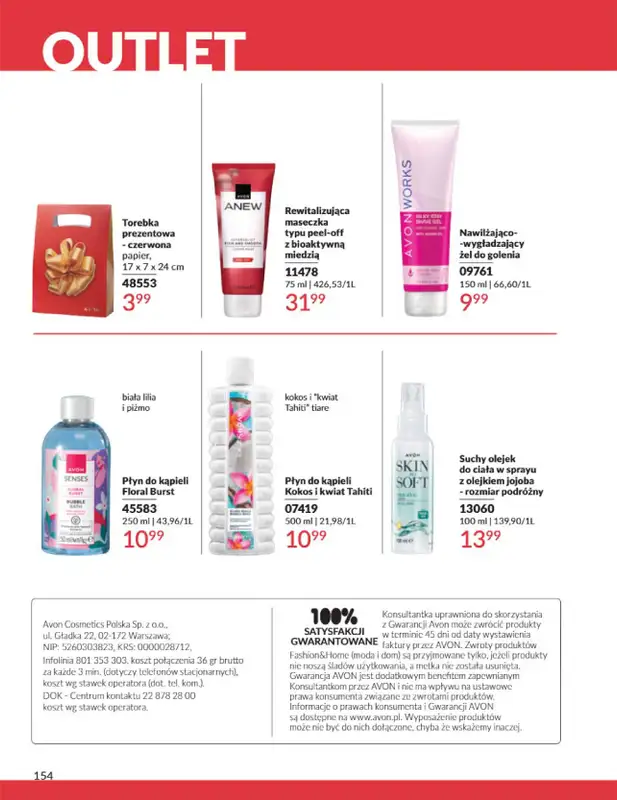 AVON - gazetka promocyjna Katalog Czerwiec 2025 od niedzieli 01.06 do poniedziałku 30.06 - strona 154