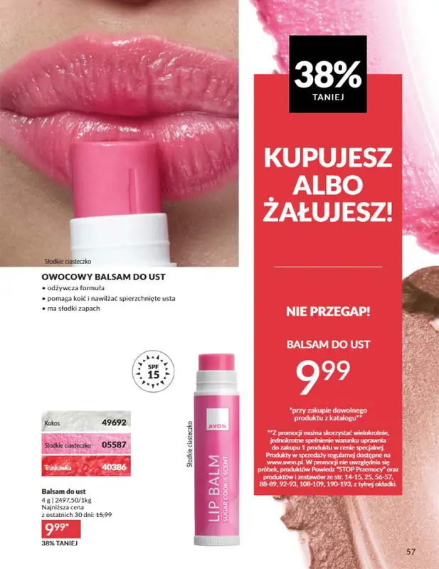 AVON - gazetka promocyjna Katalog Czerwiec 2025 od niedzieli 01.06 do poniedziałku 30.06 - strona 57