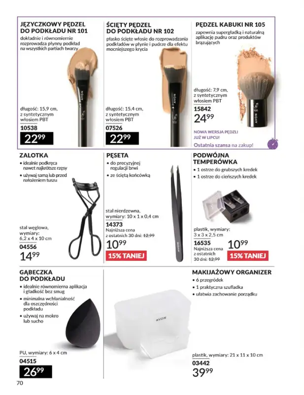 AVON - gazetka promocyjna Katalog Czerwiec 2025 od niedzieli 01.06 do poniedziałku 30.06 - strona 70