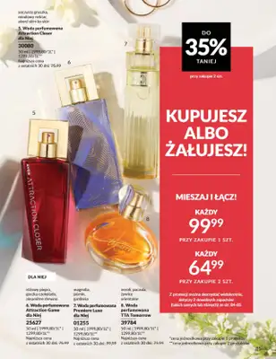 AVON - gazetka promocyjna Katalog Czerwiec 2025 od niedzieli 01.06 do poniedziałku 30.06 - strona 85 AVON - gazetka promocyjna Katalog Czerwiec 2025 od niedzieli 01.06 do poniedziałku 30.06 - strona 85