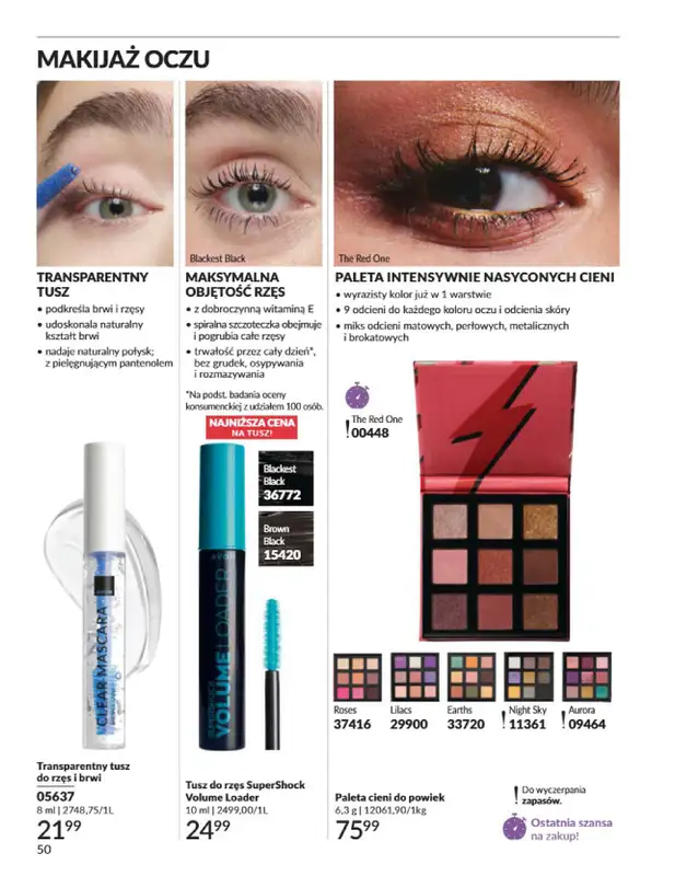 AVON - gazetka promocyjna Katalog Czerwiec 2025 od niedzieli 01.06 do poniedziałku 30.06 - strona 50