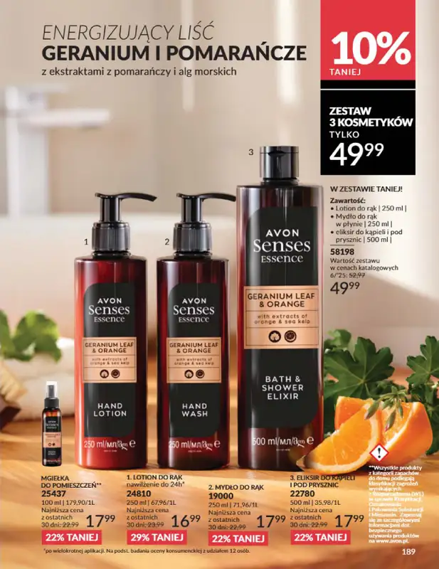 AVON - gazetka promocyjna Katalog Czerwiec 2025 od niedzieli 01.06 do poniedziałku 30.06 - strona 189
