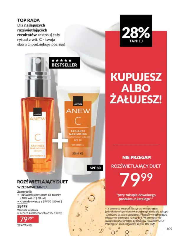 AVON - gazetka promocyjna Katalog Czerwiec 2025 od niedzieli 01.06 do poniedziałku 30.06 - strona 109
