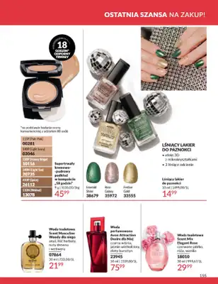 AVON - gazetka promocyjna Katalog Czerwiec 2025 od niedzieli 01.06 do poniedziałku 30.06 - strona 155 AVON - gazetka promocyjna Katalog Czerwiec 2025 od niedzieli 01.06 do poniedziałku 30.06 - strona 155