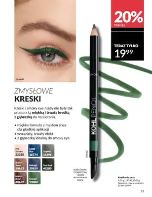AVON - gazetka promocyjna Katalog Czerwiec 2025 od niedzieli 01.06 do poniedziałku 30.06 - strona 53 AVON - gazetka promocyjna Katalog Czerwiec 2025 od niedzieli 01.06 do poniedziałku 30.06 - strona 53