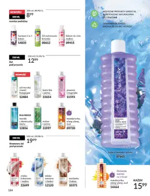 AVON - gazetka promocyjna Katalog Czerwiec 2025 od niedzieli 01.06 do poniedziałku 30.06 - strona 184 AVON - gazetka promocyjna Katalog Czerwiec 2025 od niedzieli 01.06 do poniedziałku 30.06 - strona 184