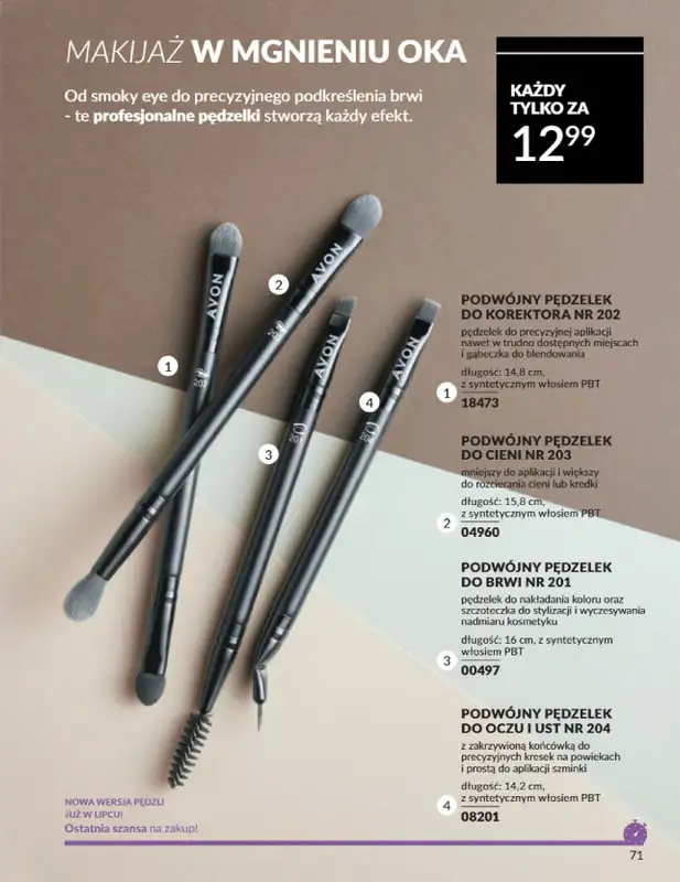 AVON - gazetka promocyjna Katalog Czerwiec 2025 od niedzieli 01.06 do poniedziałku 30.06 - strona 71