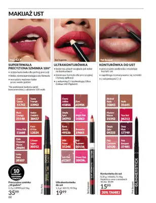 AVON - gazetka promocyjna Katalog Czerwiec 2025 od niedzieli 01.06 do poniedziałku 30.06 - strona 60 AVON - gazetka promocyjna Katalog Czerwiec 2025 od niedzieli 01.06 do poniedziałku 30.06 - strona 60