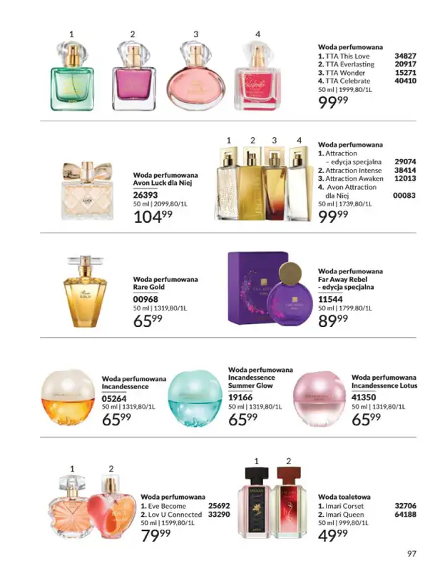 AVON - gazetka promocyjna Katalog Czerwiec 2025 od niedzieli 01.06 do poniedziałku 30.06 - strona 97