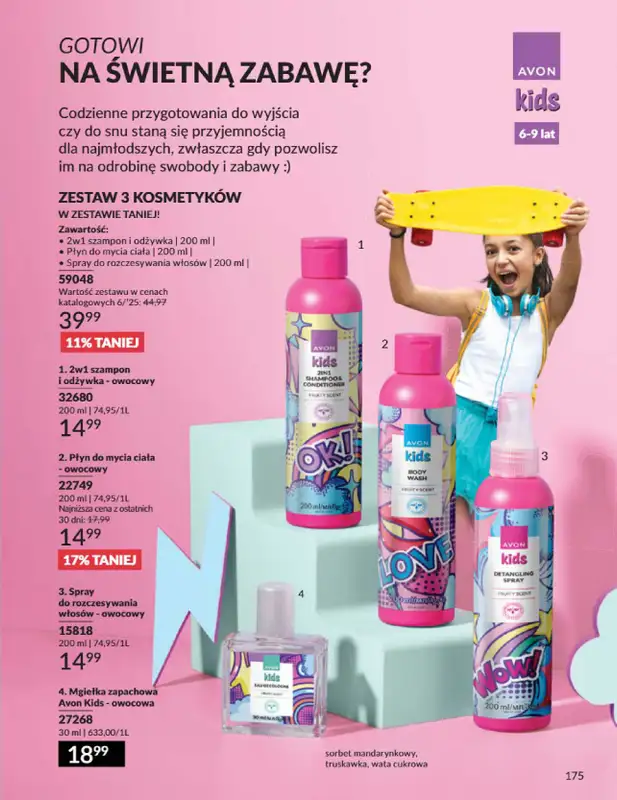 AVON - gazetka promocyjna Katalog Czerwiec 2025 od niedzieli 01.06 do poniedziałku 30.06 - strona 175