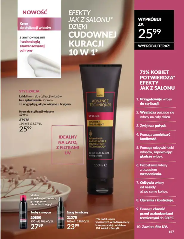 AVON - gazetka promocyjna Katalog Czerwiec 2025 od niedzieli 01.06 do poniedziałku 30.06 - strona 157