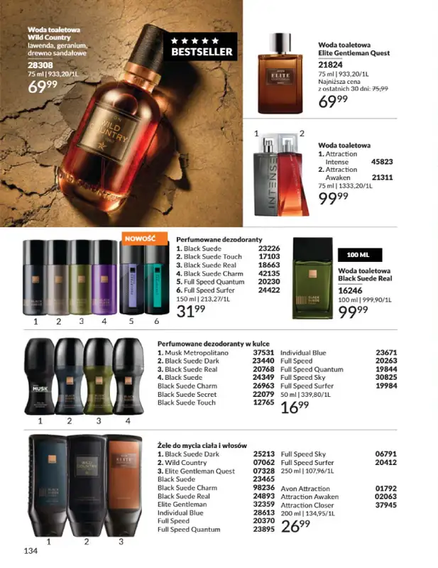 AVON - gazetka promocyjna Katalog Czerwiec 2025 od niedzieli 01.06 do poniedziałku 30.06 - strona 134