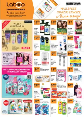 Drogerie Laboo - gazetka promocyjna Gazetka od piątku 06.06 do poniedziałku 30.06 Drogerie Laboo - gazetka promocyjna Gazetka od piątku 06.06 do poniedziałku 30.06