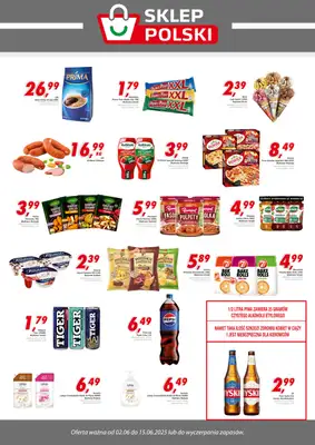 Sklep Polski - gazetka promocyjna Plakat promocyjny od poniedziałku 02.06 do niedzieli 15.06 Sklep Polski - gazetka promocyjna Plakat promocyjny od poniedziałku 02.06 do niedzieli 15.06