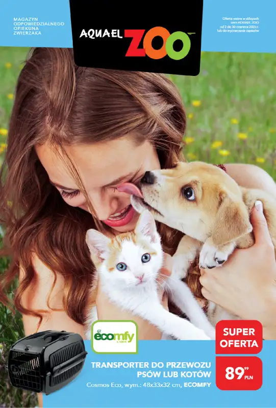 Aquael zoo - gazetka promocyjna Gazetka od poniedziałku 02.06 do poniedziałku 30.06