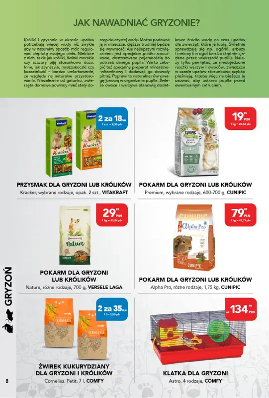 Aquael zoo - gazetka promocyjna Gazetka od poniedziałku 02.06 do poniedziałku 30.06 - strona 8