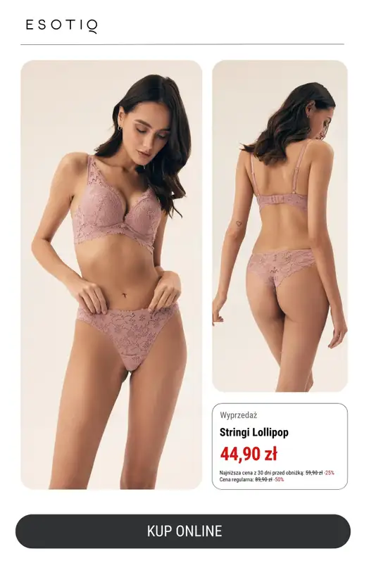 Esotiq - gazetka promocyjna Majtki 4 za 169 zł od poniedziałku 02.06 do poniedziałku 30.06 - strona 4