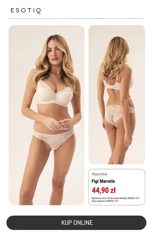 Esotiq - gazetka promocyjna Majtki 4 za 169 zł od poniedziałku 02.06 do poniedziałku 30.06 - strona 8