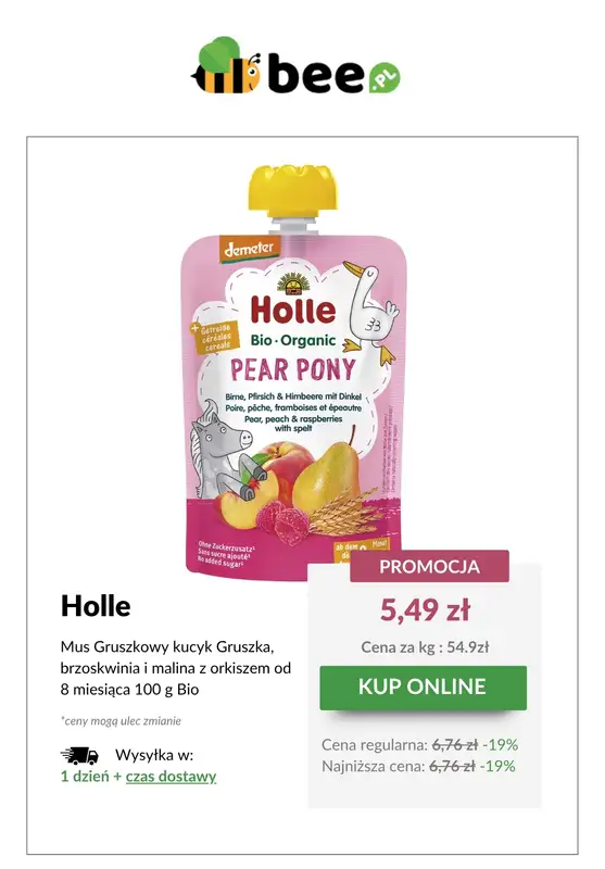 Bee.pl - gazetka promocyjna Dziecięce okazje od poniedziałku 02.06 do niedzieli 08.06 - strona 5