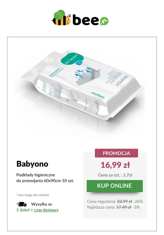 Bee.pl - gazetka promocyjna Dziecięce okazje od poniedziałku 02.06 do niedzieli 08.06 - strona 8