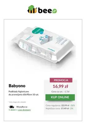 Bee.pl - gazetka promocyjna Dziecięce okazje od poniedziałku 02.06 do niedzieli 08.06 - strona 8 Bee.pl - gazetka promocyjna Dziecięce okazje od poniedziałku 02.06 do niedzieli 08.06 - strona 8