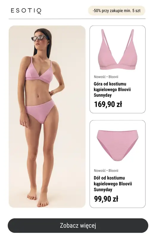 Esotiq - gazetka promocyjna -50% przy zakupie min. 5 sztuk od środy 04.06 do niedzieli 15.06 - strona 5