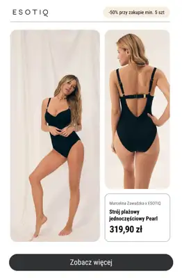 Esotiq - gazetka promocyjna -50% przy zakupie min. 5 sztuk od środy 04.06 do niedzieli 15.06 - strona 6 Esotiq - gazetka promocyjna -50% przy zakupie min. 5 sztuk od środy 04.06 do niedzieli 15.06 - strona 6