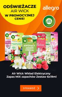 Air Wick - gazetka promocyjna W promocyjnej cenie od poniedziałku 09.06 do niedzieli 15.06