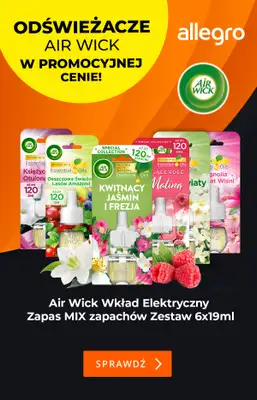 Air Wick - gazetka promocyjna W promocyjnej cenie od poniedziałku 09.06 do niedzieli 15.06