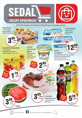 Sedal - gazetka promocyjna Gazetka od środy 04.06 do wtorku 10.06