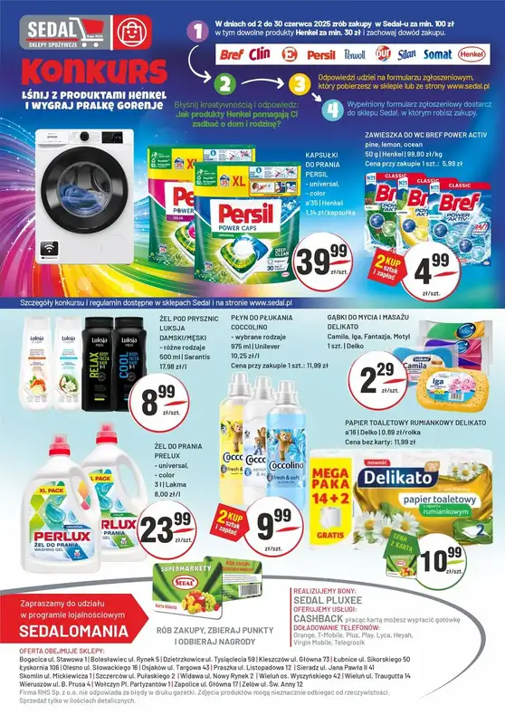 Sedal - gazetka promocyjna Gazetka od środy 04.06 do wtorku 10.06 - strona 4