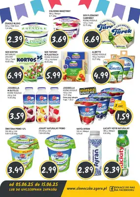 Słoneczko - gazetka promocyjna Gazetka od czwartku 05.06 do niedzieli 15.06 - strona 3 Słoneczko - gazetka promocyjna Gazetka od czwartku 05.06 do niedzieli 15.06 - strona 3