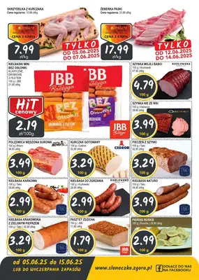 Słoneczko - gazetka promocyjna Gazetka od czwartku 05.06 do niedzieli 15.06 - strona 2 Słoneczko - gazetka promocyjna Gazetka od czwartku 05.06 do niedzieli 15.06 - strona 2