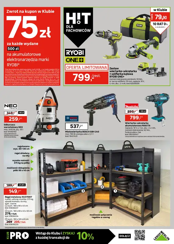 Leroy Merlin - gazetka promocyjna Gazetka od środy 04.06 do wtorku 24.06 - strona 23