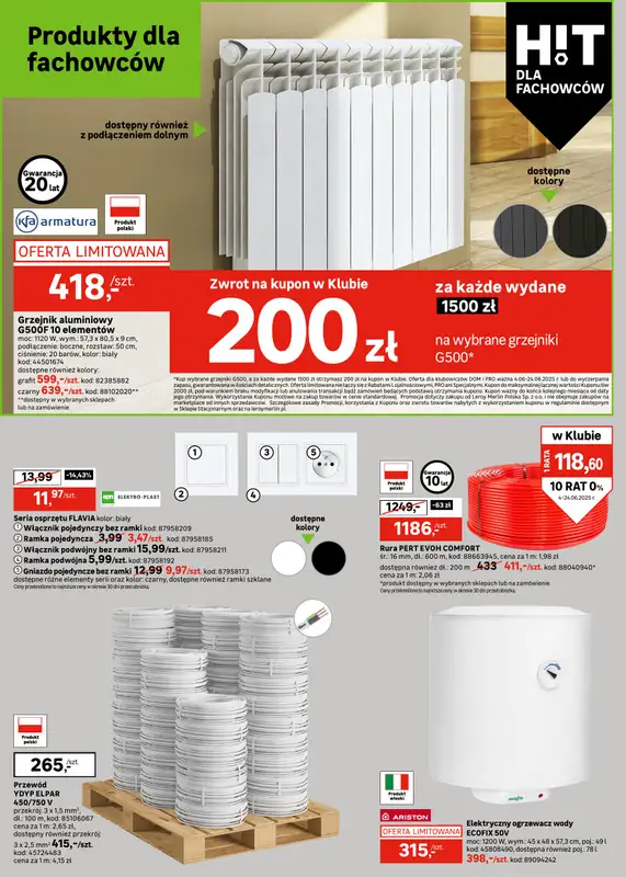 Leroy Merlin - gazetka promocyjna Gazetka od środy 04.06 do wtorku 24.06 - strona 22